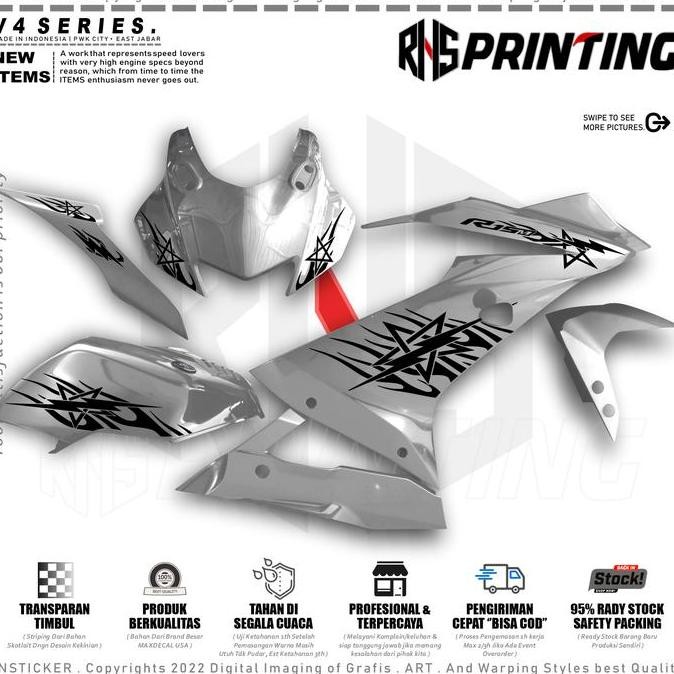 Jual V4 Cutting Sticker Striping Variasi R15 V3 R15m Striping ...
