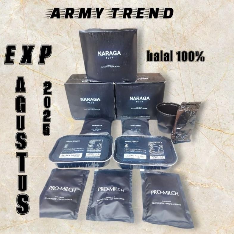 Jual PROMO SATU PAKET DUS NARAGA PLUS RANSUM TNI NASI KALENG MAKANAN ...
