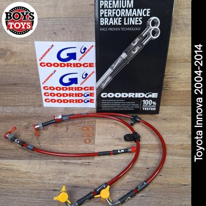 Jual Selang Rem Toyota Innova Gen 1 2004 - 2014 Brake Line Goodridge ...