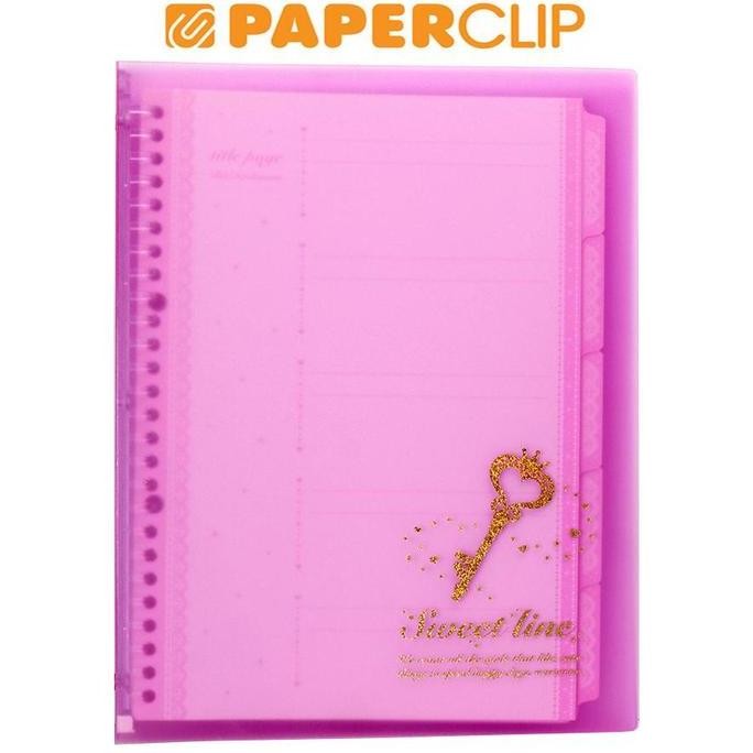 Jual NEW FILE NOTE B5 MARUMAN SWEET LINE F016-08 PINK | Shopee Indonesia