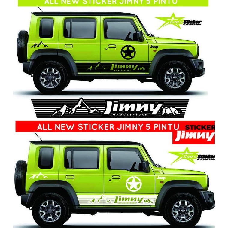 Jual Sticker Suzuki Jimny 5 Pintu Sticker All New Jimny 2023 Restock ...