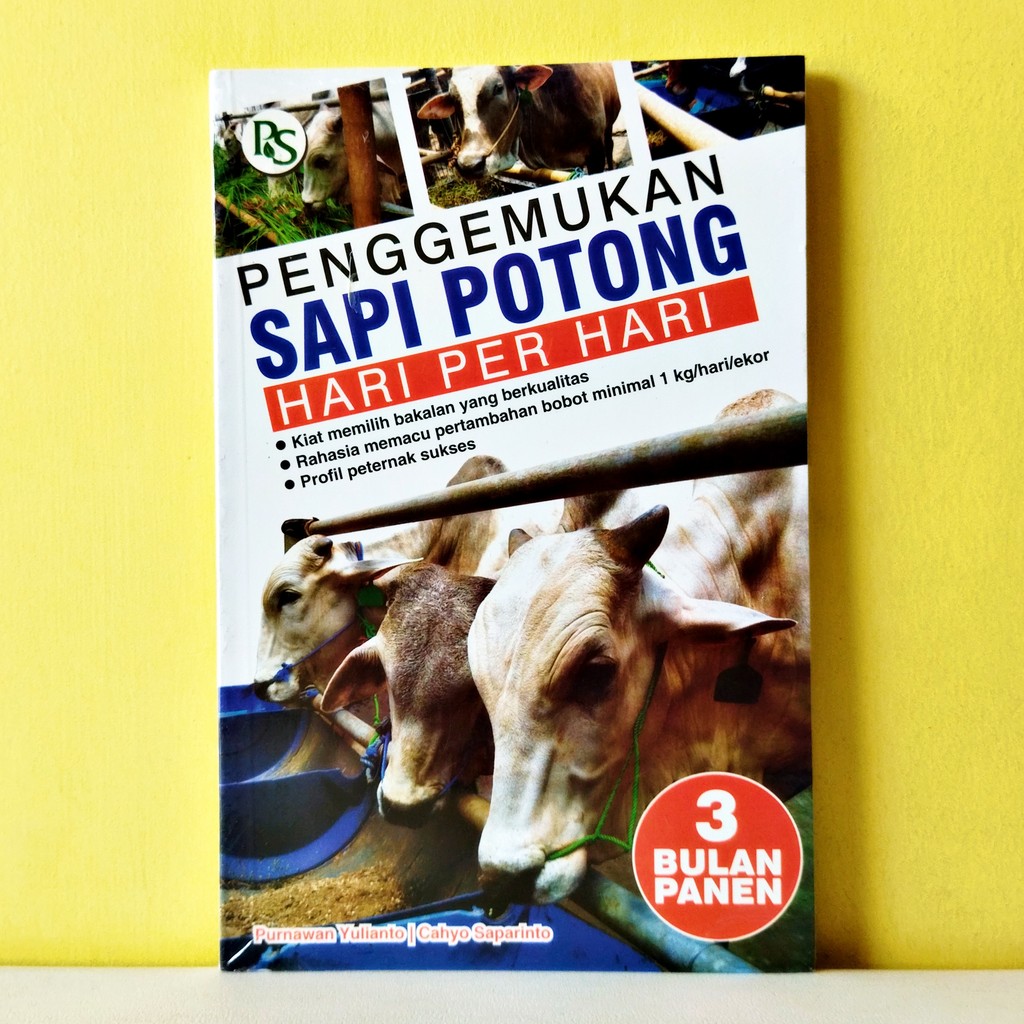 Jual ANNYEONG HASEYO GIFT SHOP | Buku Penggemukan Sapi Potong Hari Per ...