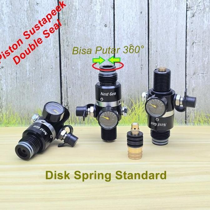 Jual Produk Baru!! Regulator Paintball Next Gen Rotasi Valve Disk ...