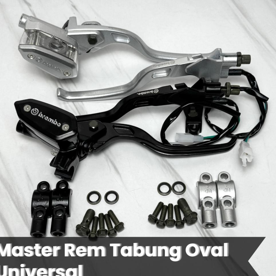 Jual Master Rem Set Kanan Kiri Tabung Oval Tabung Kotak Sier Handle ...