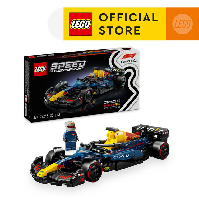 LEGO Speed Champions 77243 Oracle Red Bull Racing RB20 F1 Race Car (251  Pieces) Mainan Susunan Balok (18 Tahun+)