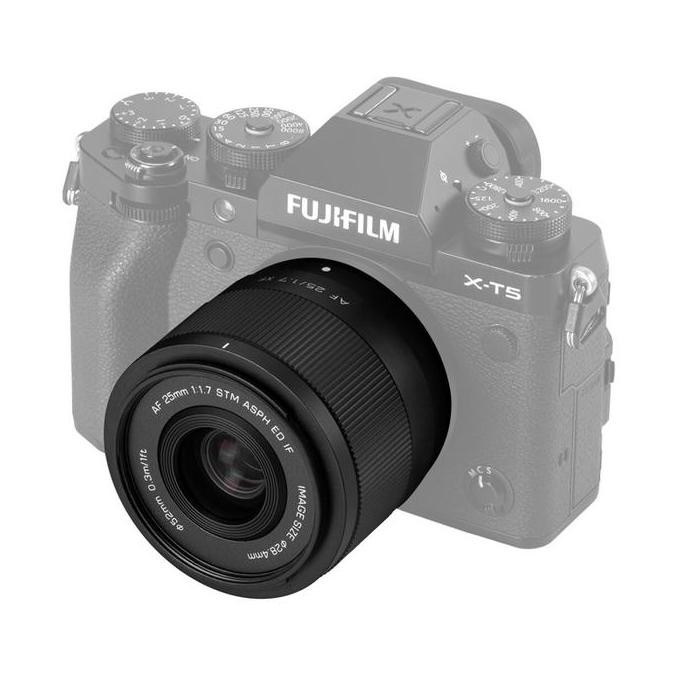 VILTROX Obiettivo 25mm F1.7 Per Fuji X-Mount, AF Compatto Con Motore STM E Ottica Premium Per X-T4, X-T30, X-H2 E Altre Fuji