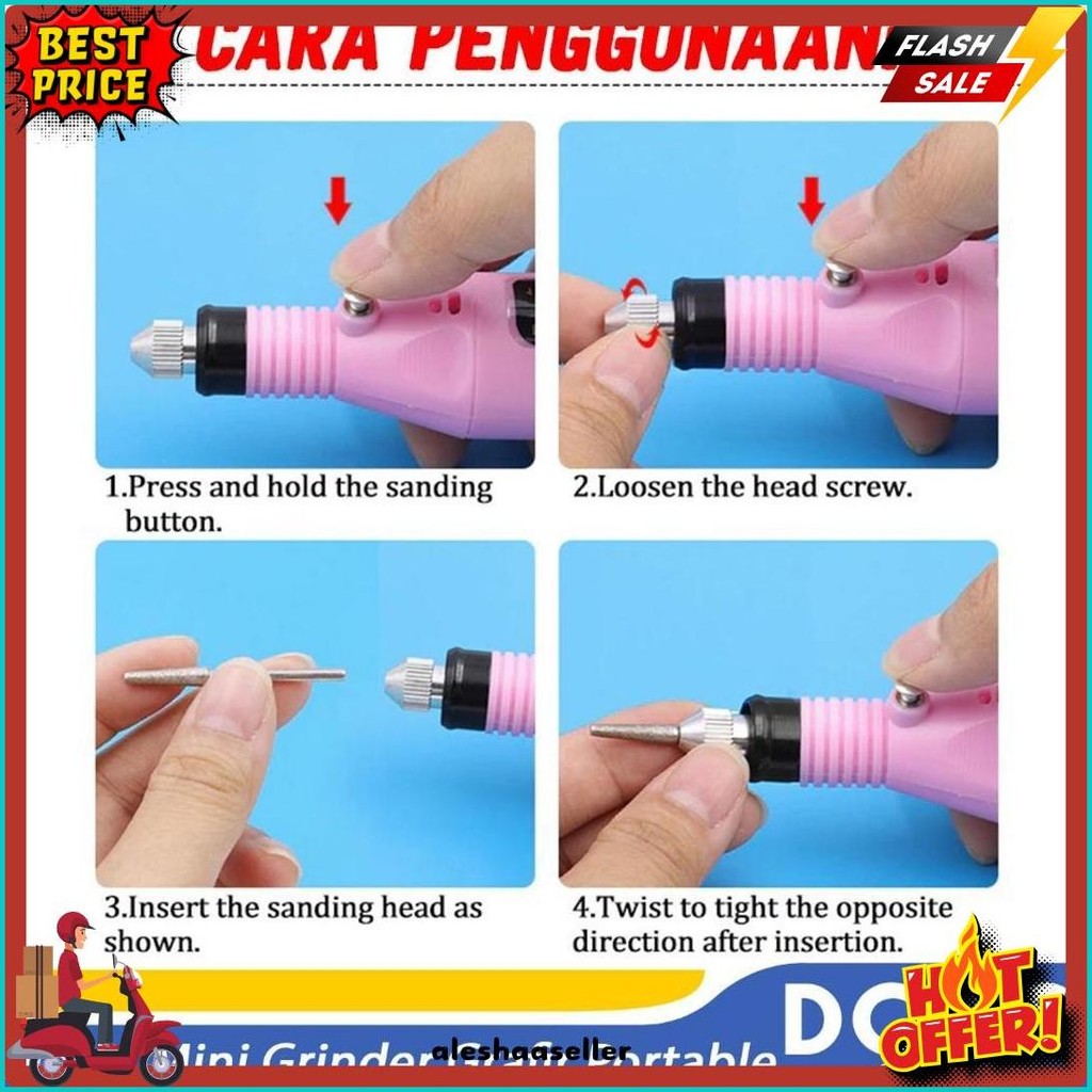 Jual Mesin Mini Grinder Grafir Bor Gerinda Alat Kikir Ukir Gerinda ...