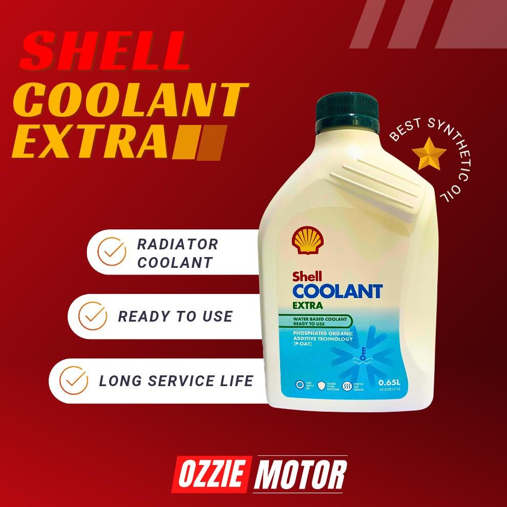 Jual SHELL AIR RADIATOR COOLANT 30/70 HIJAU 0.65 LITER / 650ml CAIRAN ...