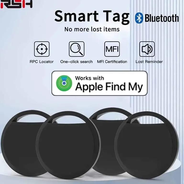 Jual 4-Pack Black Smart Tag(Only Ios),Work With Apple Find My (Ios Only ...