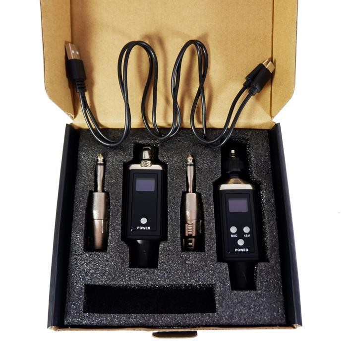 Jual Microphone Wireless System Jack Xlr Akai 6.5Mm Gitar Drum Biola ...