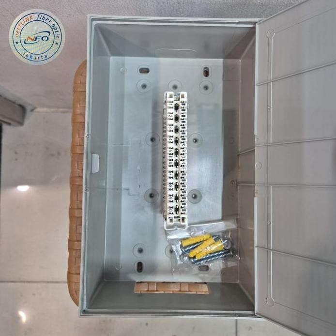 Jual Box MDF telepon 10 pair / terminal box mdf fiber 10 pair +LSA ...