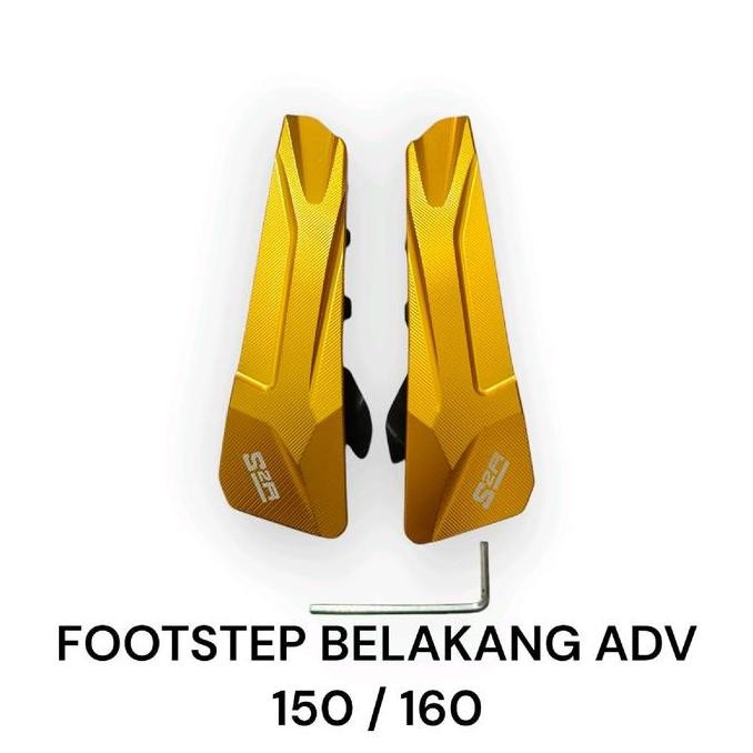 Jual Footstep Belakang Adv 150/160 Aluminium Cnc Step Belakang Adv 150 ...