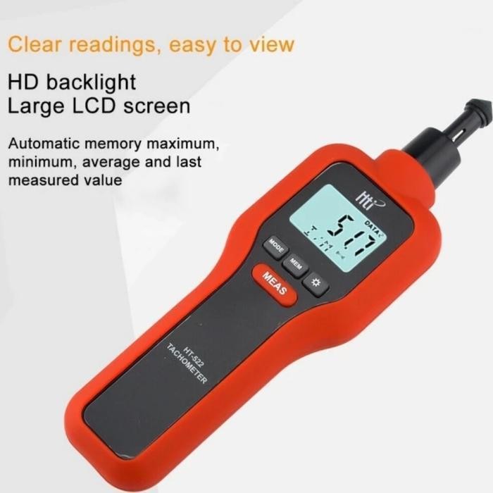 Jual Alat Ukur Putaran Mesin/Digital Laser Tachometer Rpm Test Speed ...