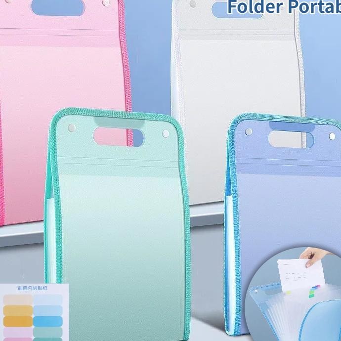 Jual Loooopy Tas File Akordeon File Organizer File Holder Document Map ...