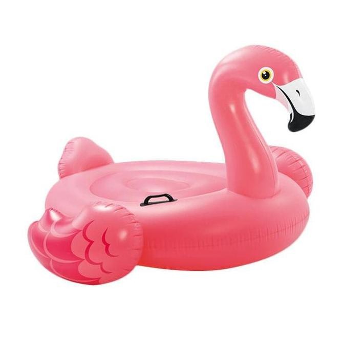 Jual Pelampung Ban Floaties Pink Flamingo Ride-on INTEX 57558 ...