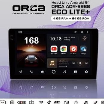 Jual Head Unit TV Android ORCA 9 inchi ECO LITE+ PLUS Layar HD 1K QLED ...