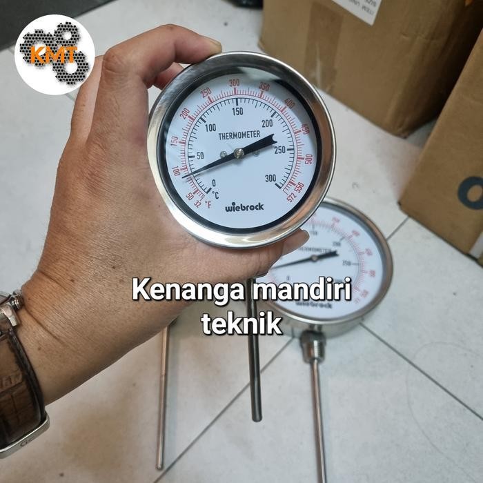 Jual Thermometer Raket 3 inch 100 derajat C S/D 300 Celcius WIEBROCK ...