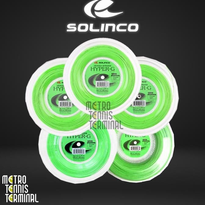 Jual Bst Ready Solinco Hyper G / Hyper-G String Reel 200M ( Senar Raket ...
