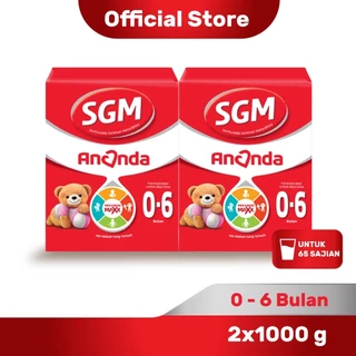 SGM Ananda 1 (0-6 Bulan) Formula Bayi Bubuk 1000 gr x 2