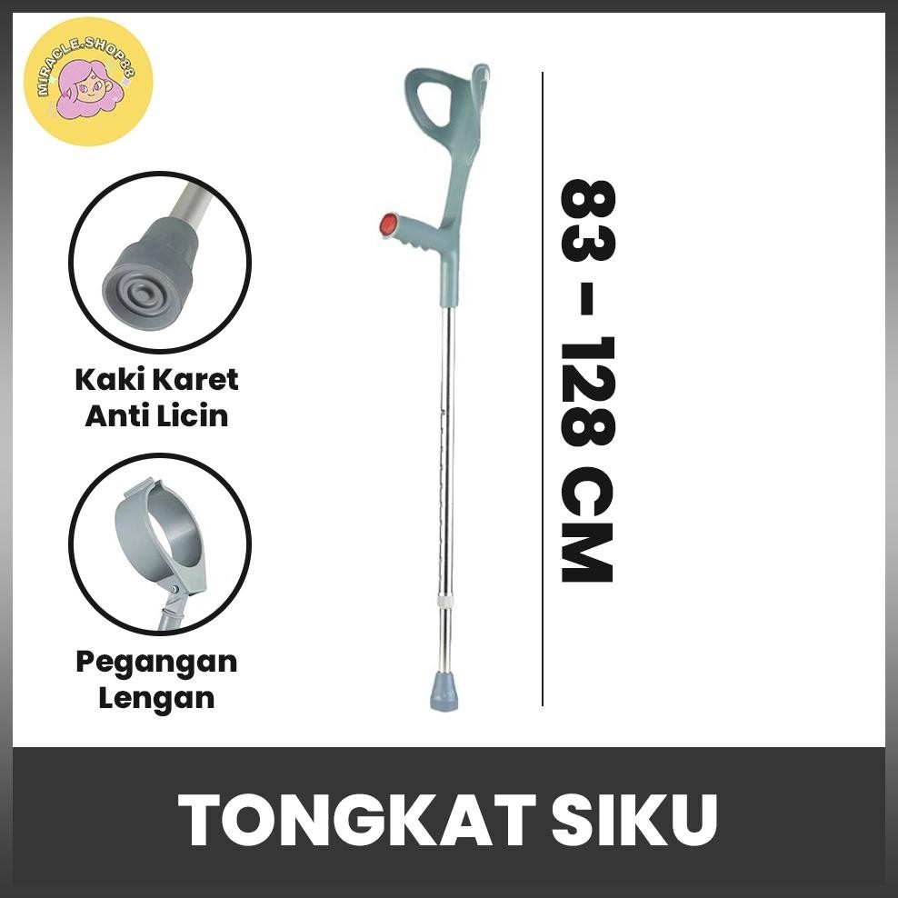 Jual MS Tongkat Siku Elbow Cane Alat Bantu Jalan Pincang Bisa Atur ...
