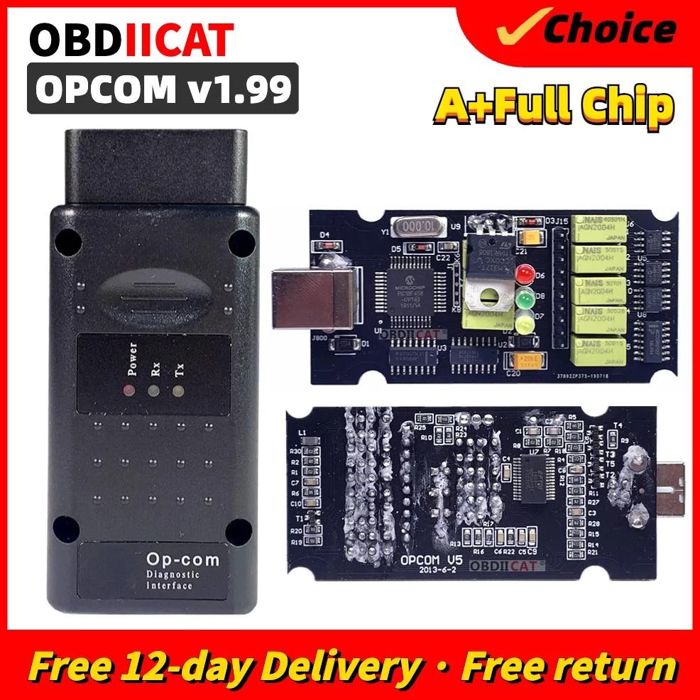 Jual Newest Firmware Opcom 1.99 Obd2 Scanner Can-Bus Code Reader V1.99 ...
