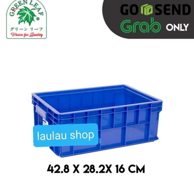 Jual 42x28x16 Box Container Green Leaf 2245 P Bak Baskom Segi Spare ...