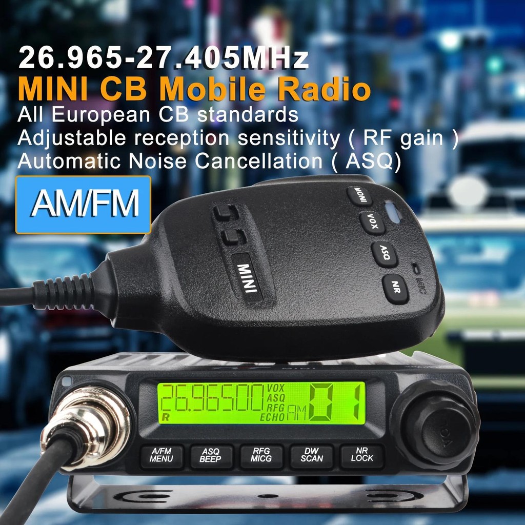 Talkie Walkie Stabo Station de radio AM-FM CB XM 3008E, 12-24V, VOX