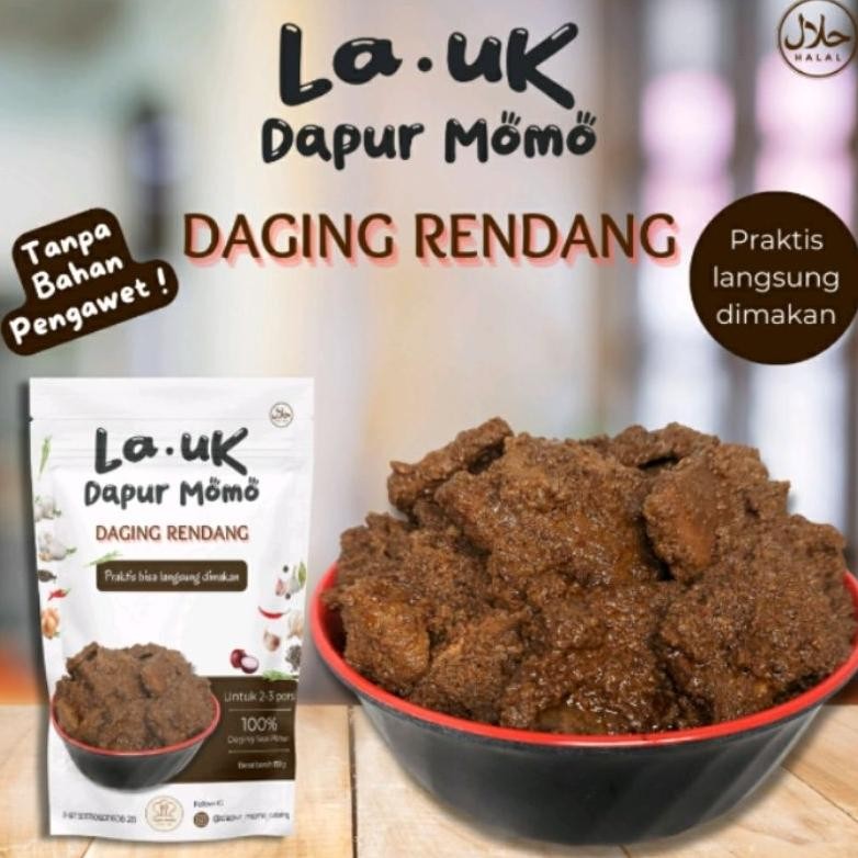 Jual Lauk Dapur Momo, Bekal Haji, Bekal Umrah, Siap Makan, Rendang Momo ...