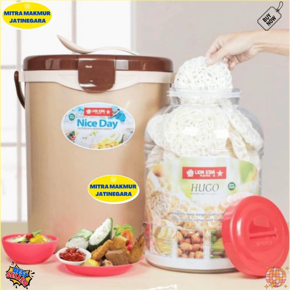 Jual Rice Ice Bucket Hanami Lion Star Termos Nasi Engsel Thermos Nasi ...