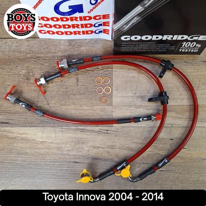 Jual Selang Rem Toyota Innova Gen 1 2004 - 2014 Brake Line Goodridge ...