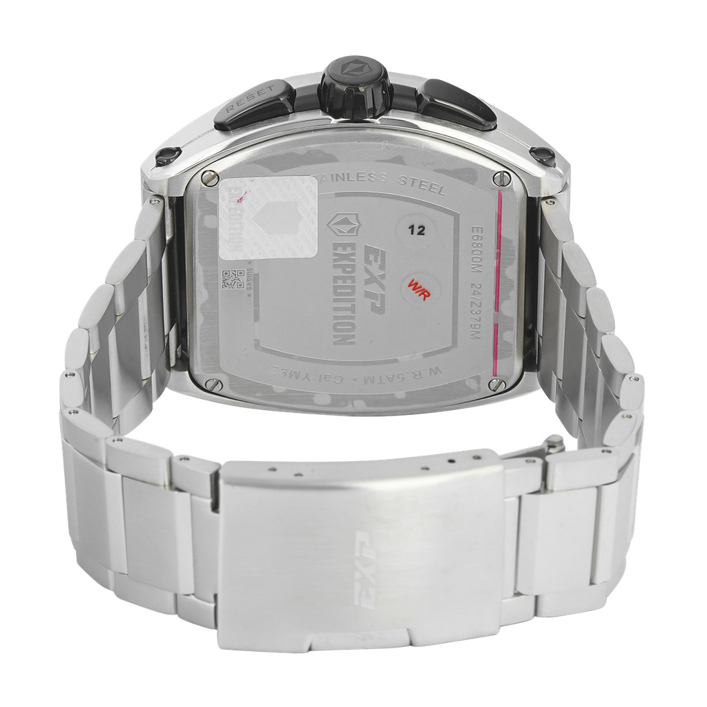 Jual Jam Tangan Pria Expedition EXP Chronograph EX 6800 MCBSSBA Black ...
