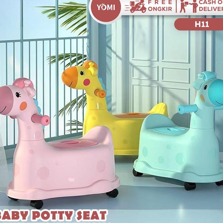 Jual Yomi Potty Training Anak With Roda H11 Baby Potty Seat Potty ...