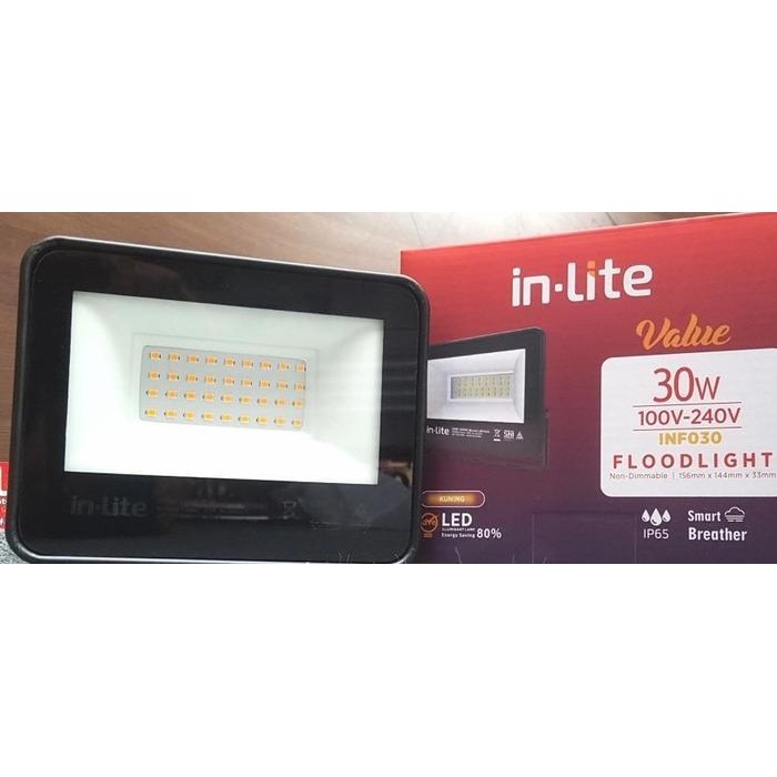 Jual Inlite Lampu Floodlight Smd Inf030 30W Sorot Tembak Putih / Kuning ...