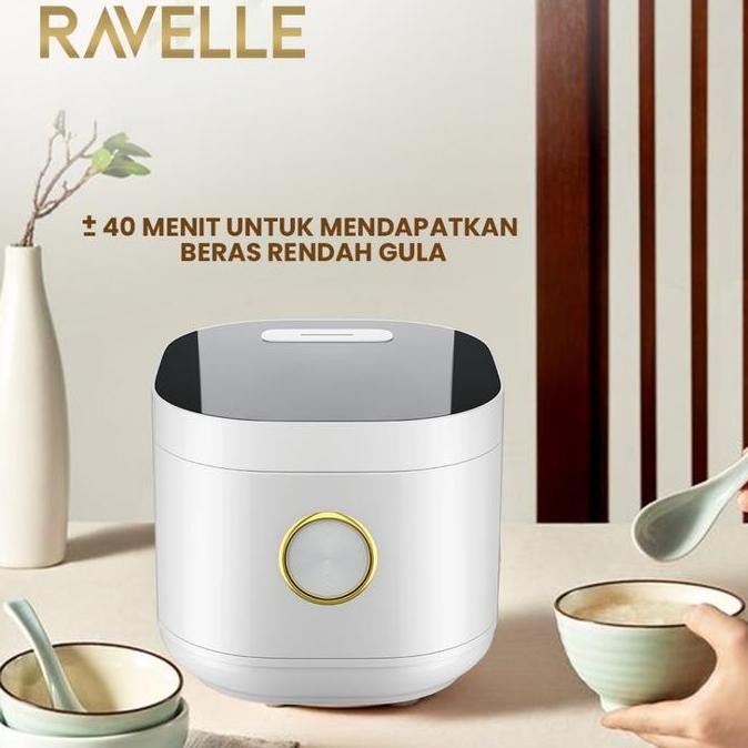 Jual Rice Cooker OMNI Ravelle Pearl White 1.2 Liter Nasi (3 Liter ...