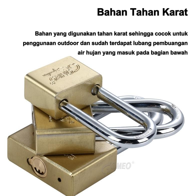 Jual Hot - Gembok Kuning GOMEO SIGNATURE | 40 50 60 mm Heavy Duty ...