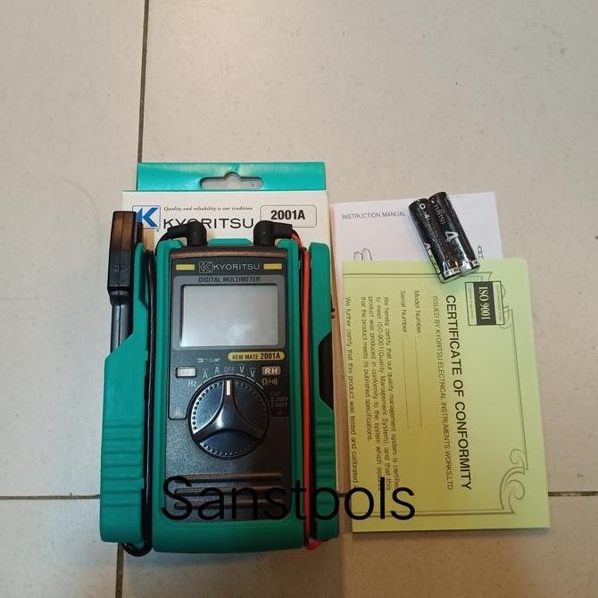 Jual kyoritsu kew mate 2001A digital multimeter with clamp sensor 2001 ...