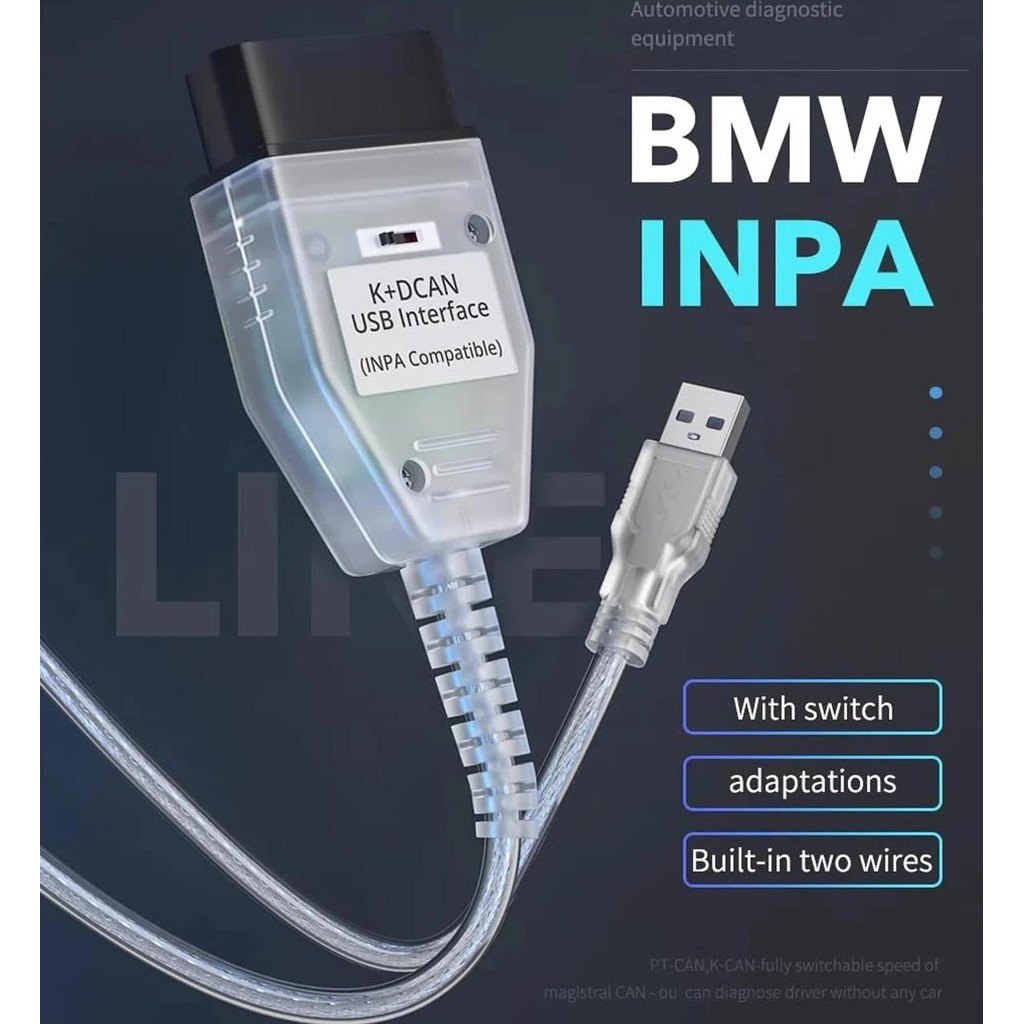 Jual Inpa K+Can K+Dcan Automotive Diagnostic Scanner Tool Cable With ...