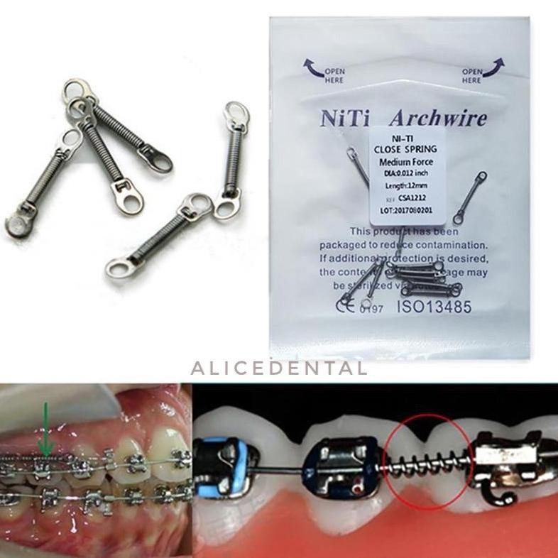 Jual Dental close coil spring medium force CCS closed wire per pegas ...