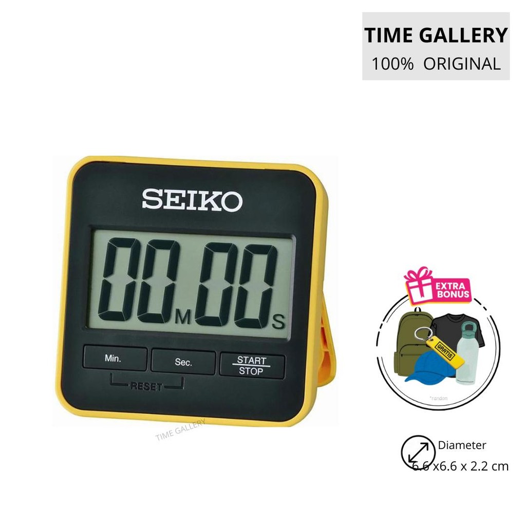 Jual Jam Seiko Original timer stopwatch ori stop watch QHY001Y QHY 001 ...