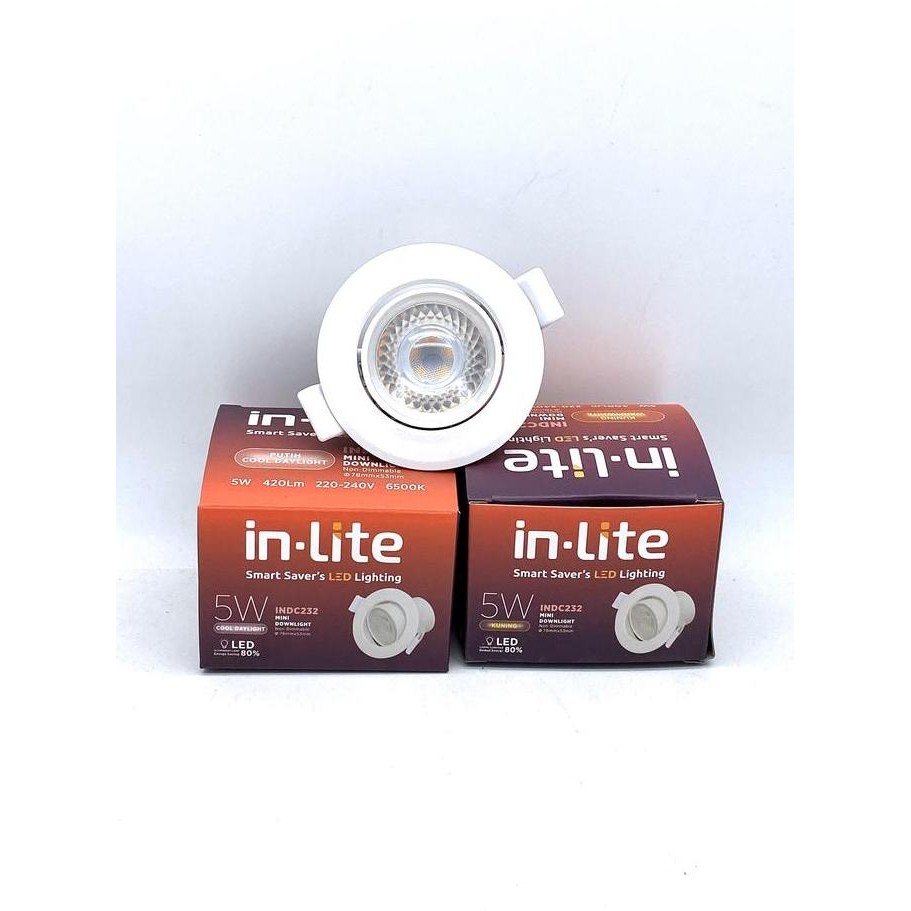 Jual LAMPU SPOTLIGHT INLITE INDC232 5W | Shopee Indonesia