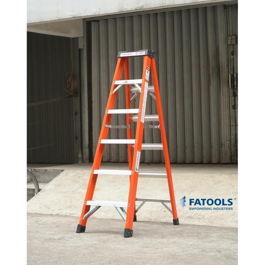 Jual FATOOLS FS4006 Fiber Glass Ladder PLN 6 Step ft 1.8 meter Tangga ...
