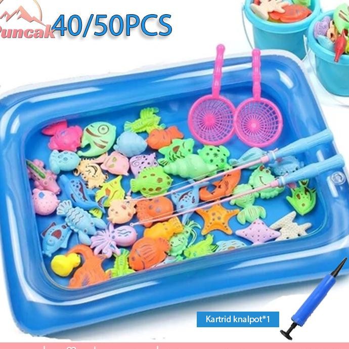 Jual Puncakmainan Anak Pancing Dan Kolam Pancingan Magnet Anak Set ...