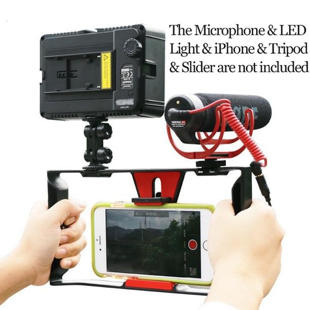 Jual Smartphone handheld rig stabilizer 4-7inch / adapter smartphone ...