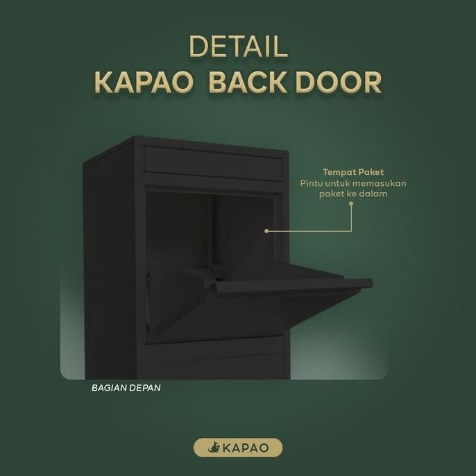 Jual Produk Baru!! Kotak Paket Kapao Box Hitam - Tempat Penyimpanan ...