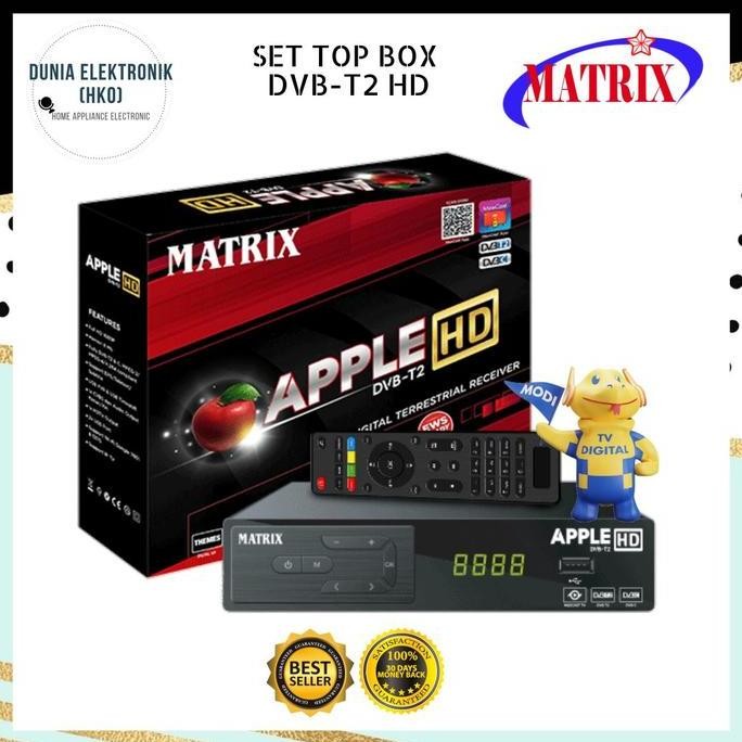 Jual TERBARU - Set Top Box Digital Matrix Merah || Setop Box Matrix DVB ...