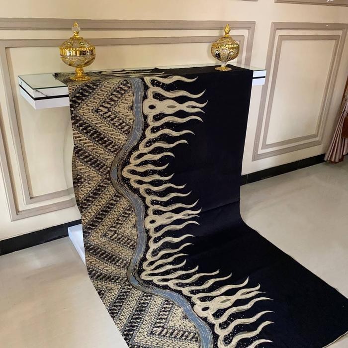 Jual Kain Batik Motif Gelombang Api Bahan Katun Prima Halus Adem Tebal ...