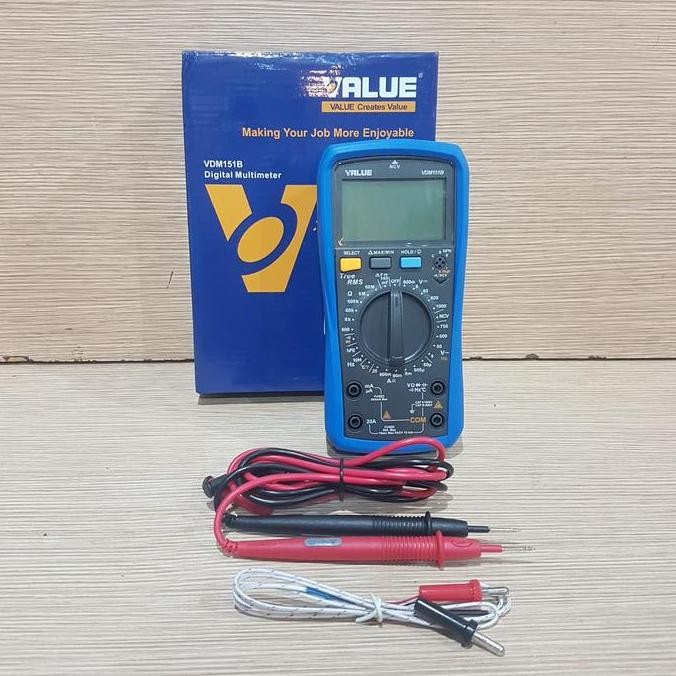 Jual Multimeter Value Vdm151B - Multitester - Avometer Digital Co ...