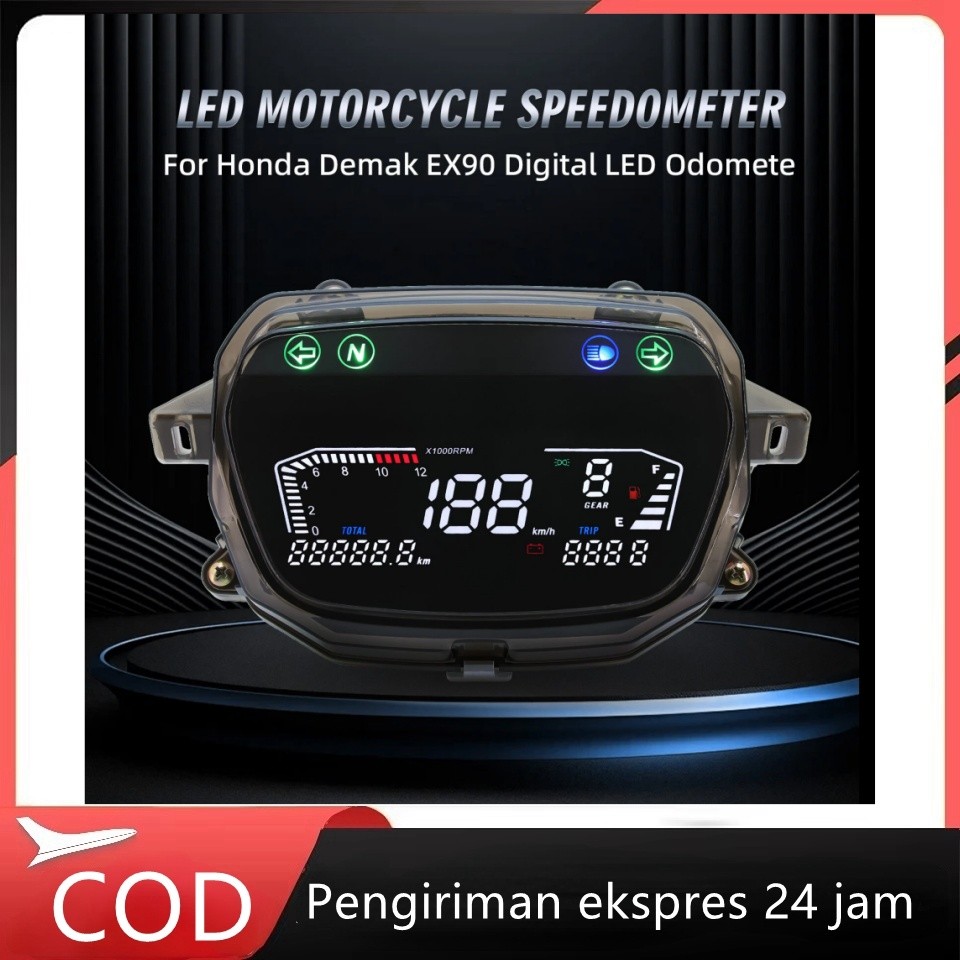 Jual Instrumen Motor Digital Speedometer dan Tachometer untuk Honda ...