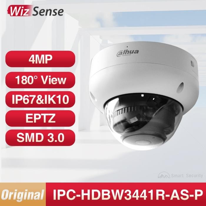 Jual Dahua Original 4MP Wide Angle Network IP Camera WizSense Smart ...