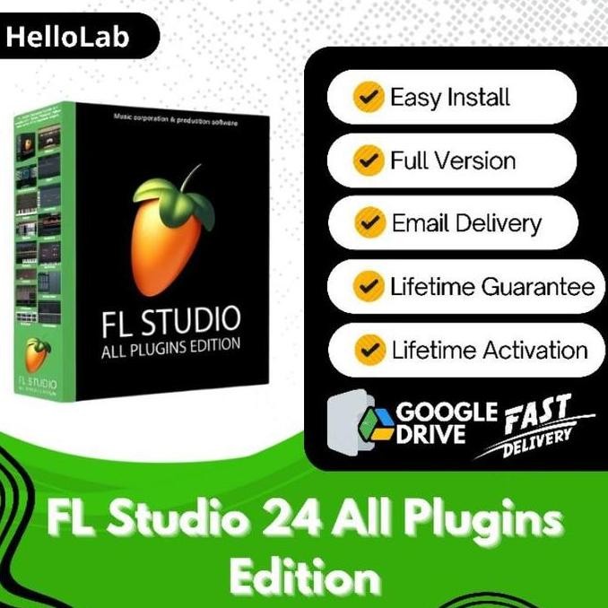 Jual NEW FL STUDIO 24 ALL PLUGINS EDITION 2024 V24.1.1.4285 FULL ...